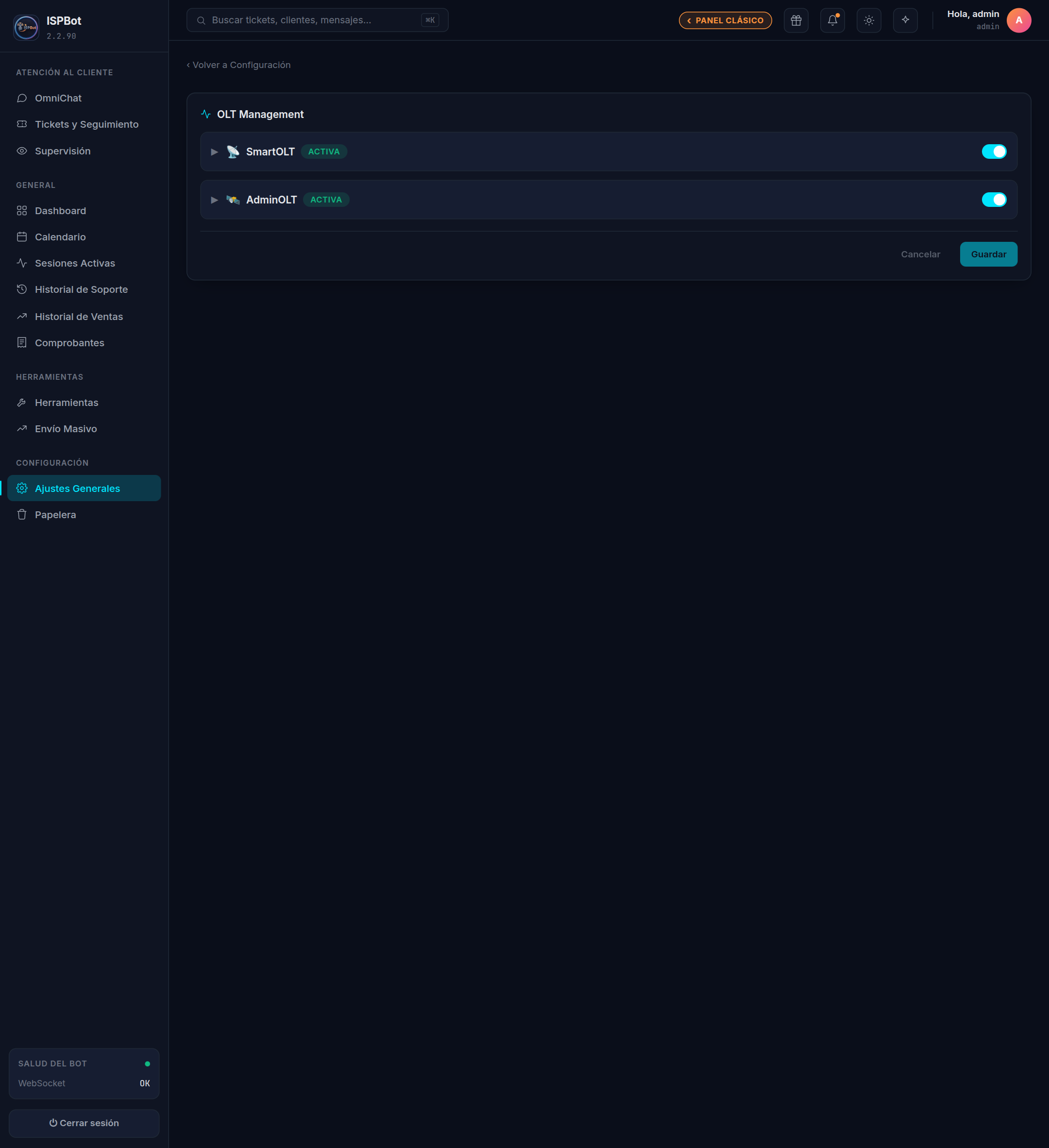 Captura — Enriquecimiento desde CRM: interruptores Nº Precinto y Caja NAP
