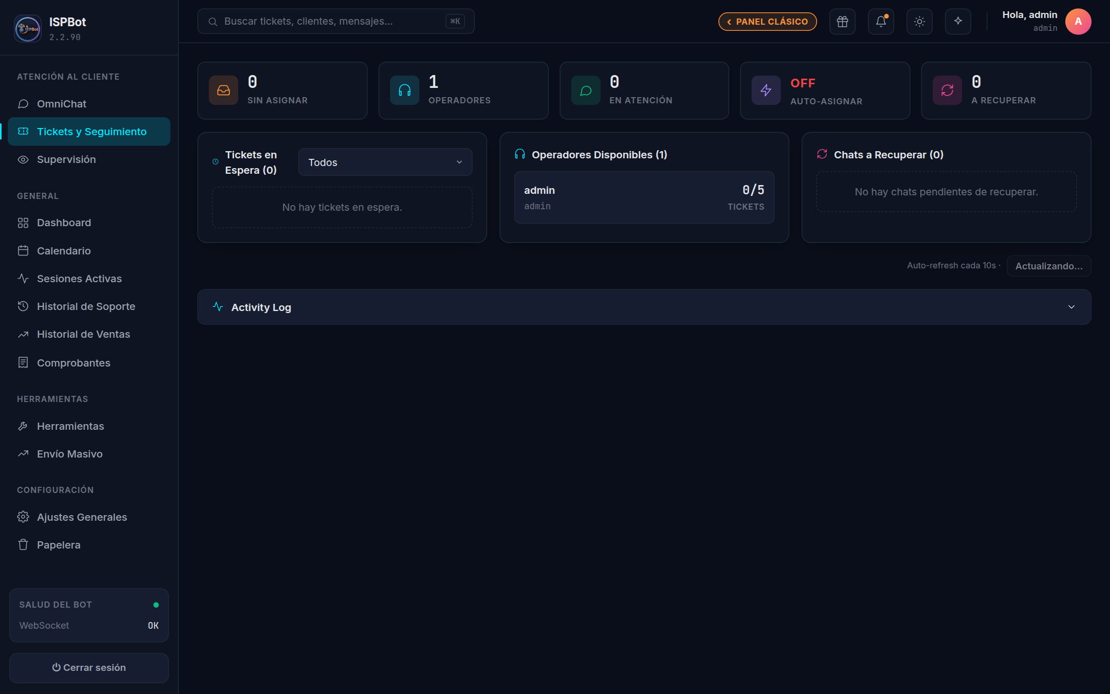 Captura — bloque Preguntas de Resolución por departamento