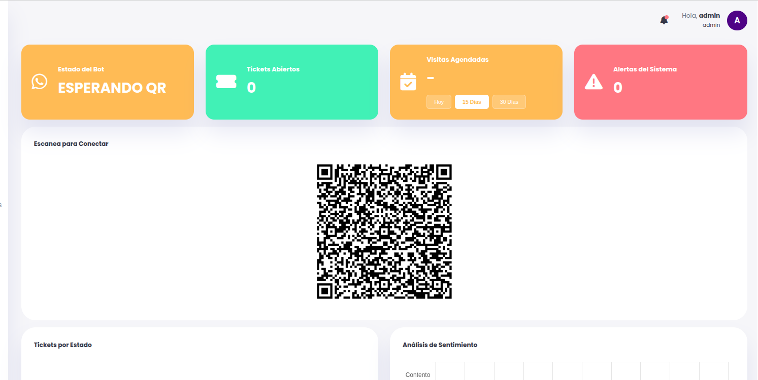 Escanea el código QR desde tu WhatsApp